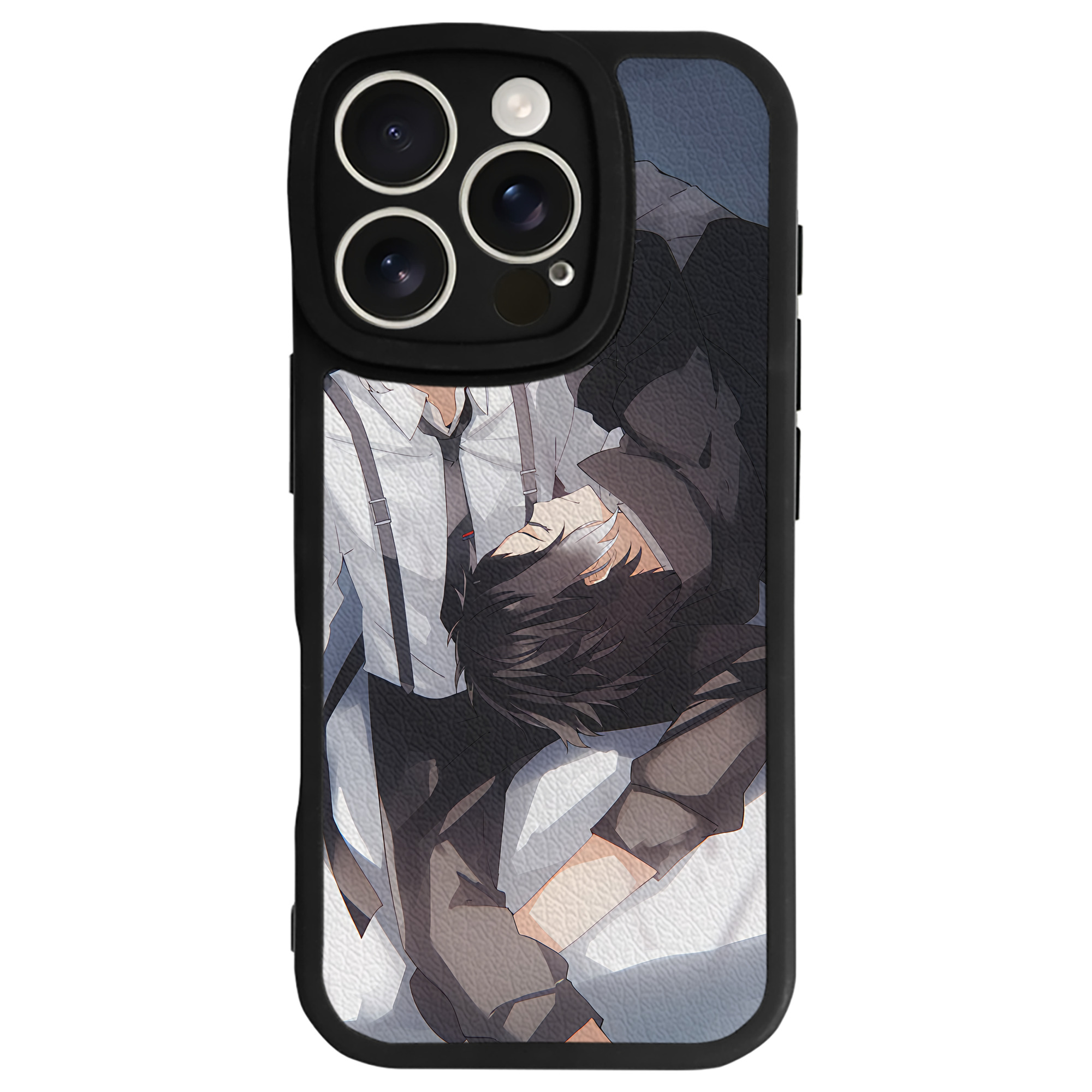 （画像用） 文豪ストレイドッグス Bungo Stray Dogs 【iPhone 16シリーズ対応】シリコンスマホケース（レザー調） 材質：シリコン